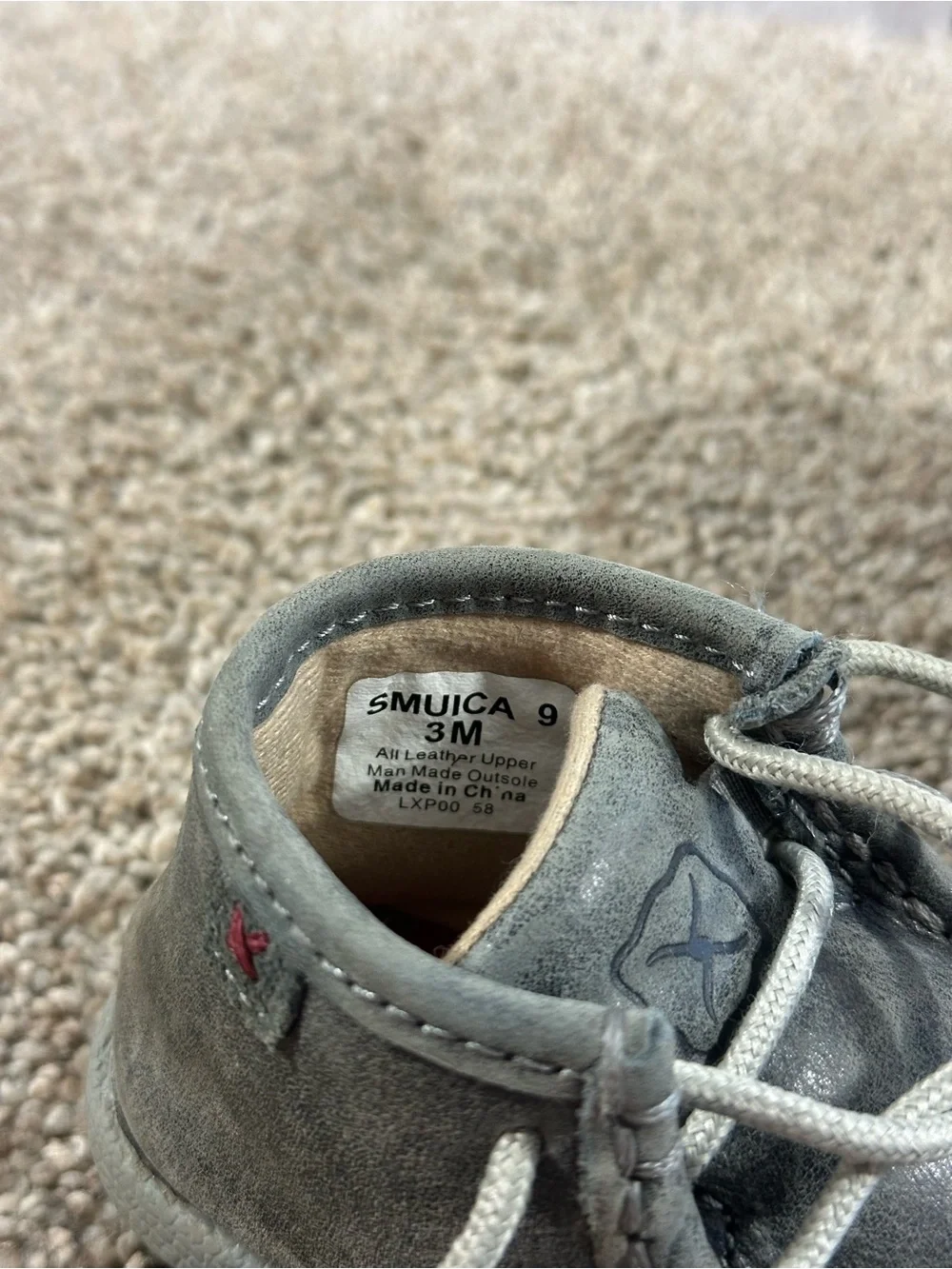 Twisted X Chukka Leather Driving Mocs Infant 3M